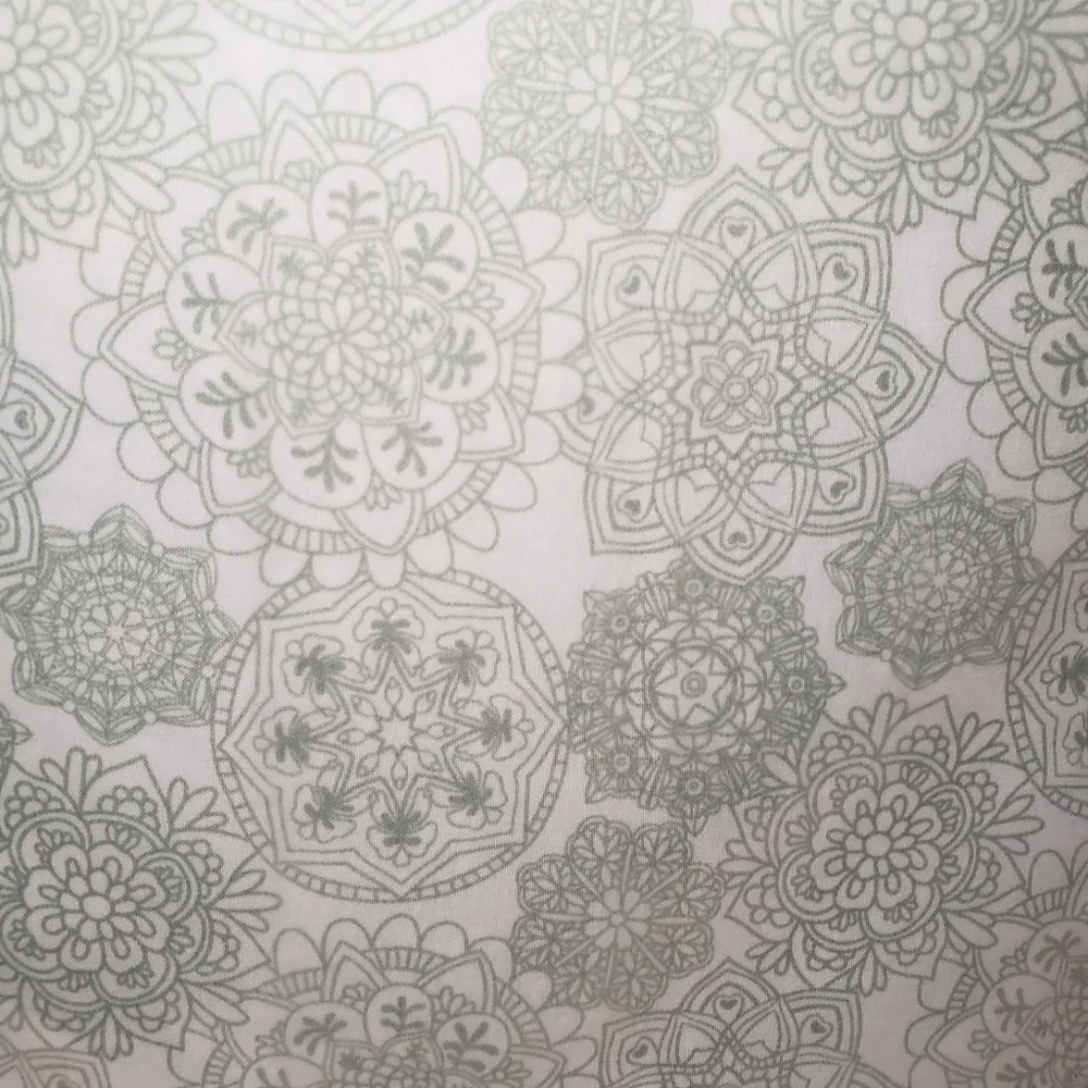 NEW Soft microfiber 4 piece Full size sheet set sheets Mandala Henna design boho
